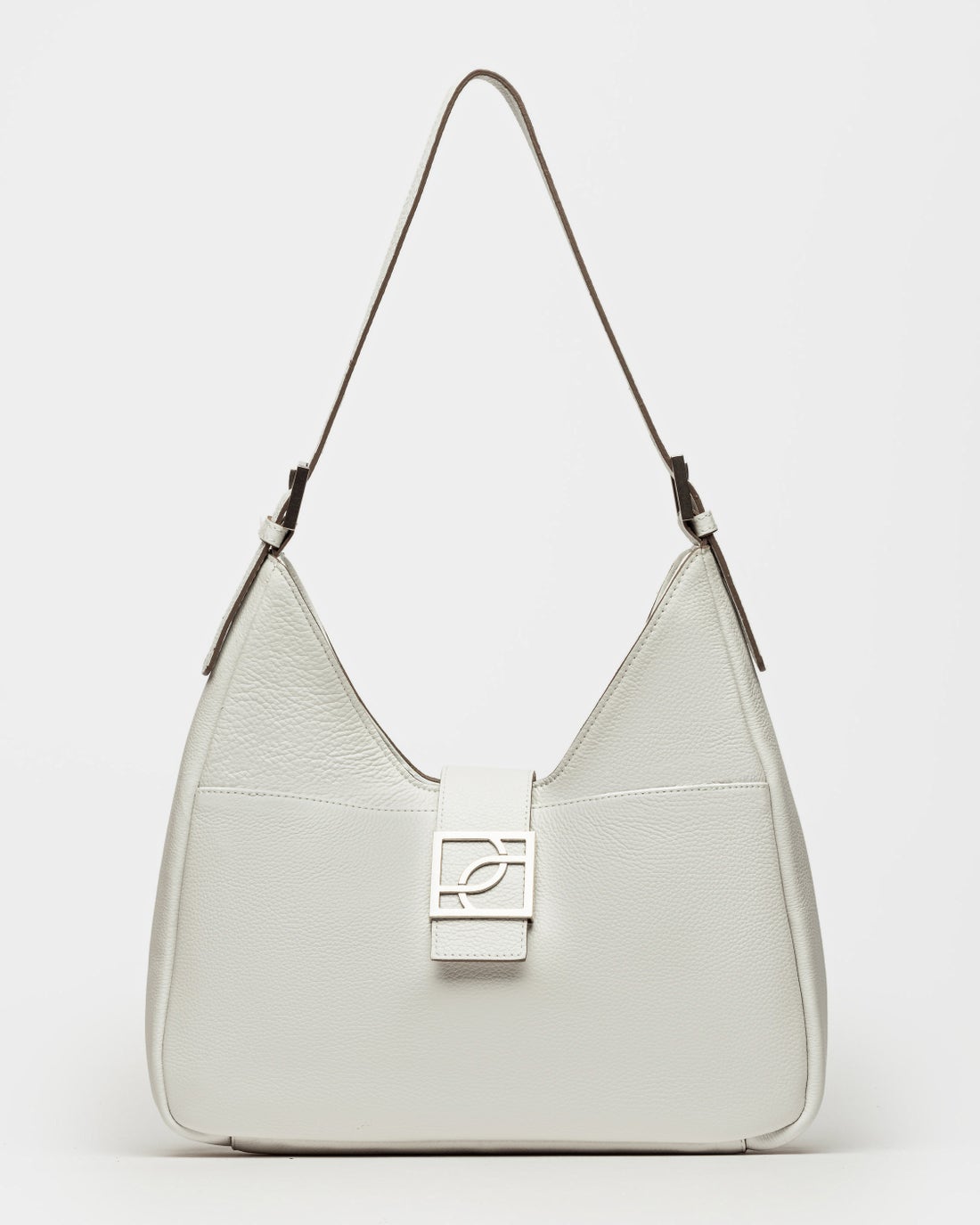 Bolso Signature en cuero graneado