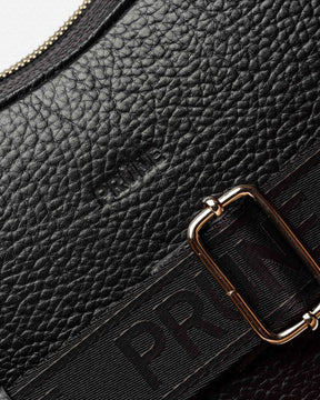 Cartera de mano The Club en cuero graneado