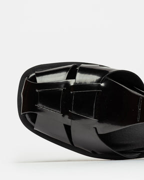 Mocasín Yoko en efecto cuero