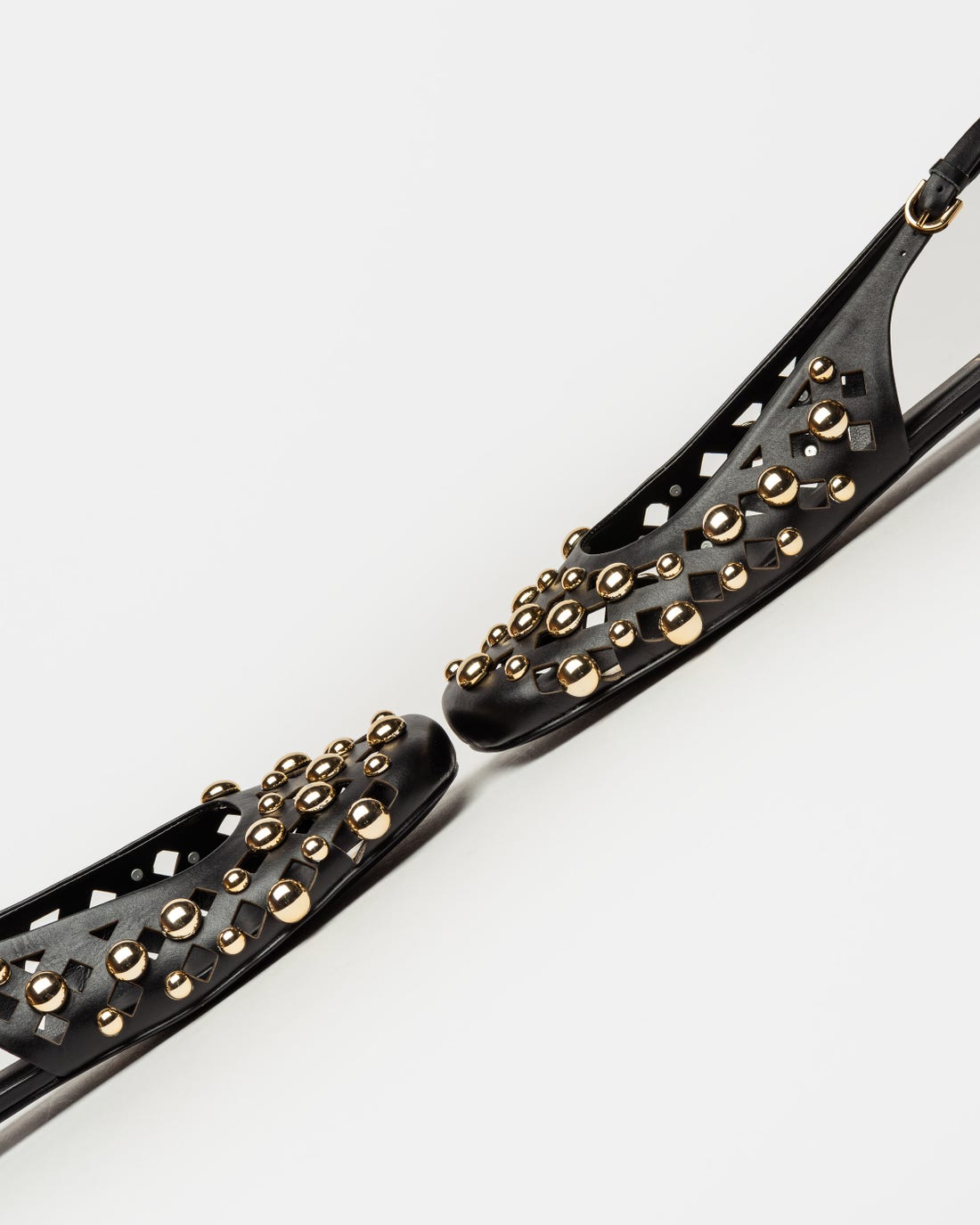 Mule Diane en cuero liso